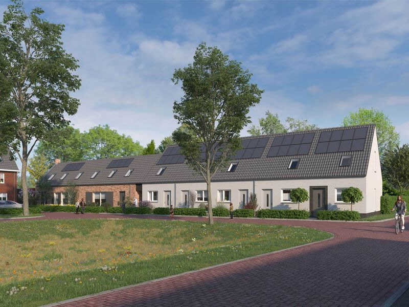 Patiowoningen L en starterswoningen 40-44